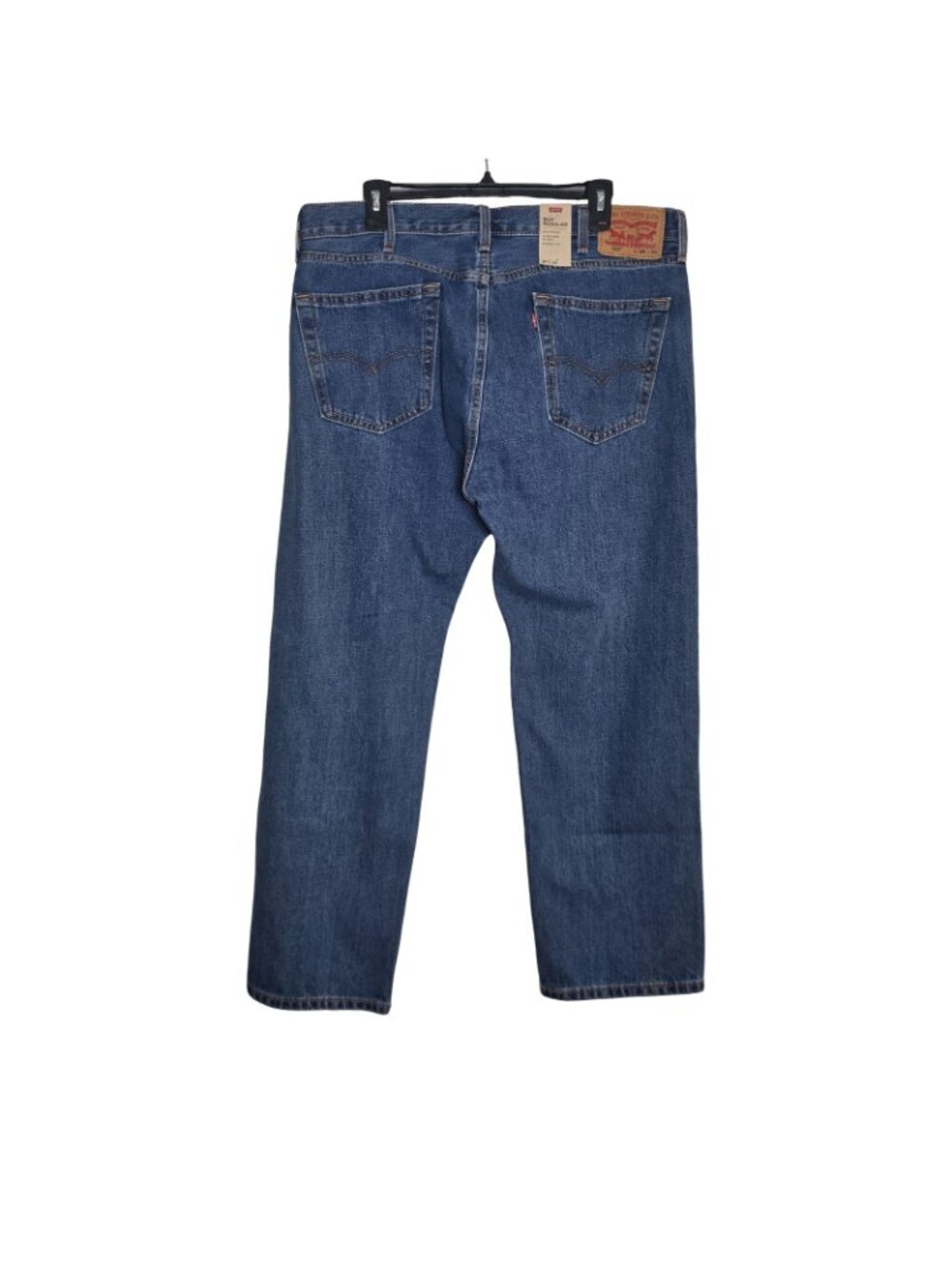NWT - Men's Levi's 505 Regular Straight Leg Jeans, Size 38 x 30 - Picture 8 of 8
